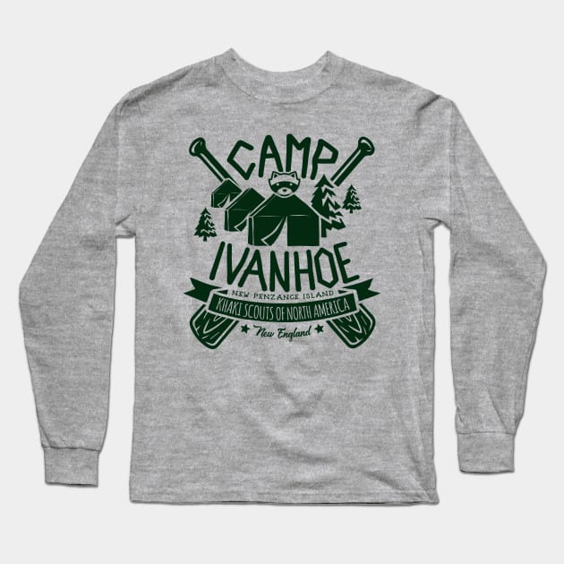 Camp Ivanhoe Long Sleeve T-Shirt by MindsparkCreative